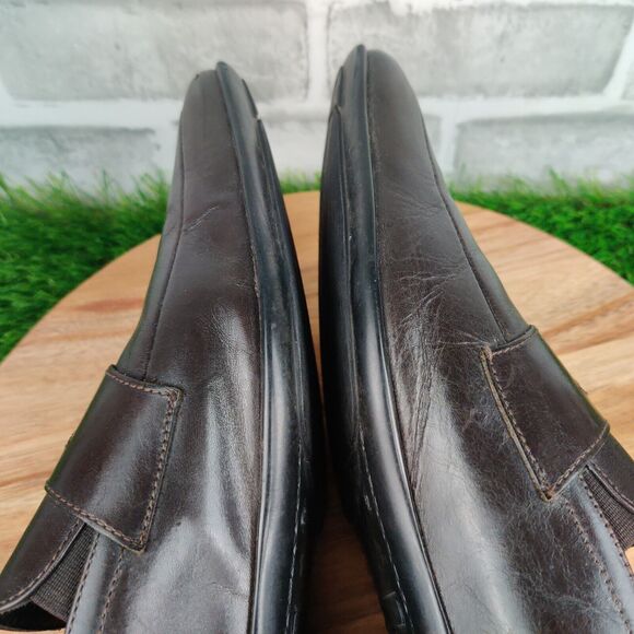 To Boot New York Adam Derrick Dark Brown Penny Loafers Leather Italy Men’s 9.5 main image 9